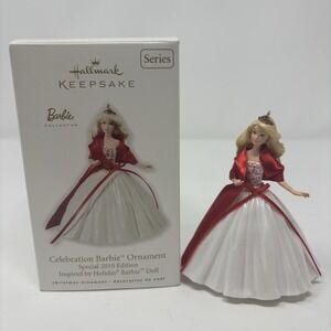 Hallmark Keepsake Barbie Celebration Special 2010 Edition Christmas Ornament